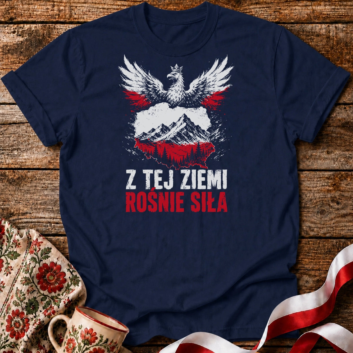 Z Tej Ziemi Rośnie Siła Unisex T-Shirt