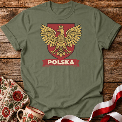 Polska Vintage Eagle Crest Unisex T-Shirt