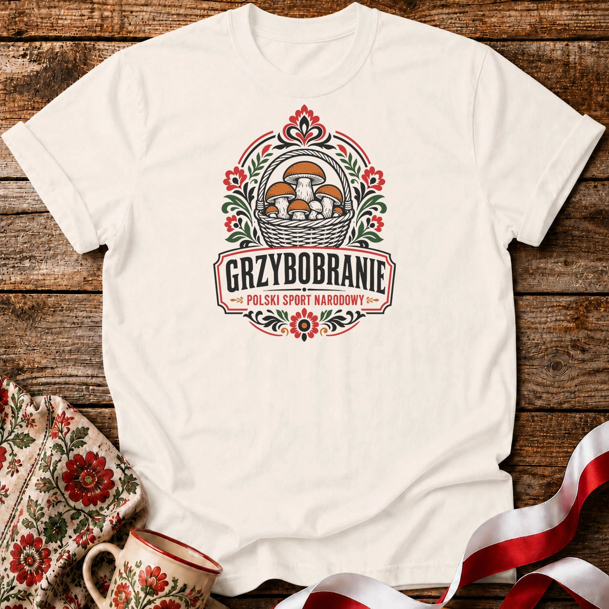 Grzybobranie Sport Narodowy Unisex T-Shirt