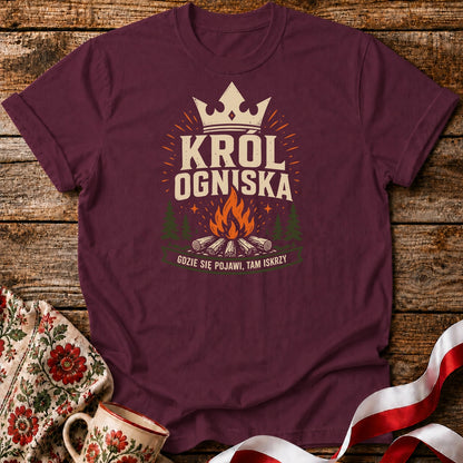 Król Ogniska Unisex T-Shirt