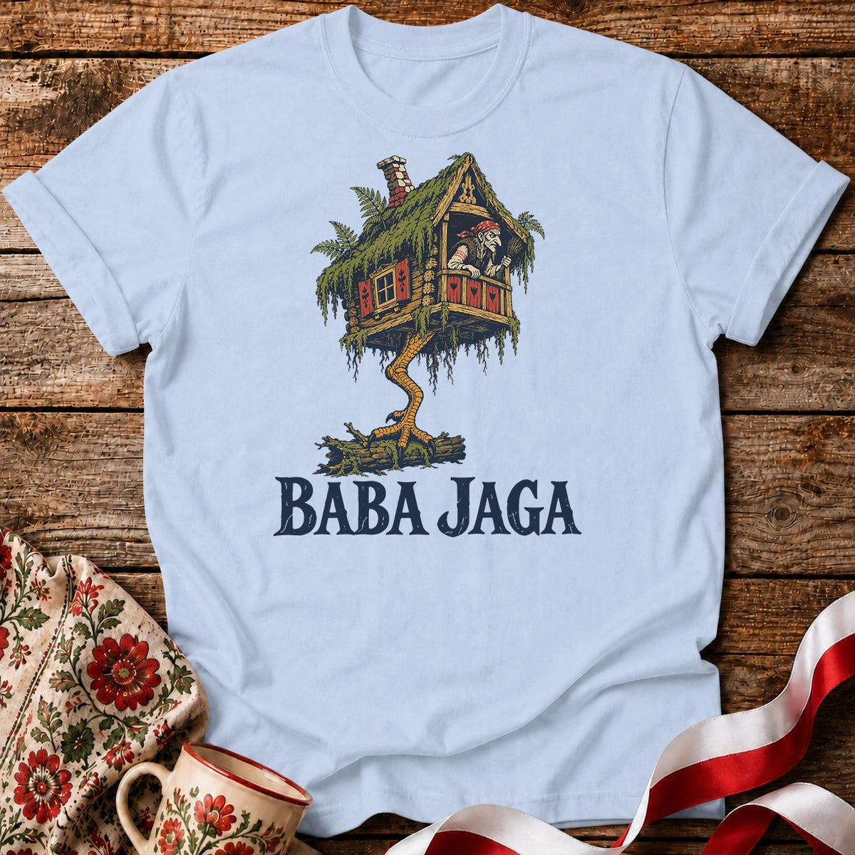 Baba Jaga Forest Hut Unisex T-Shirt