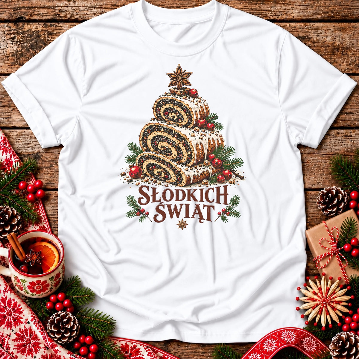 Słodkich Świąt Polish Makowiec Unisex T-Shirt