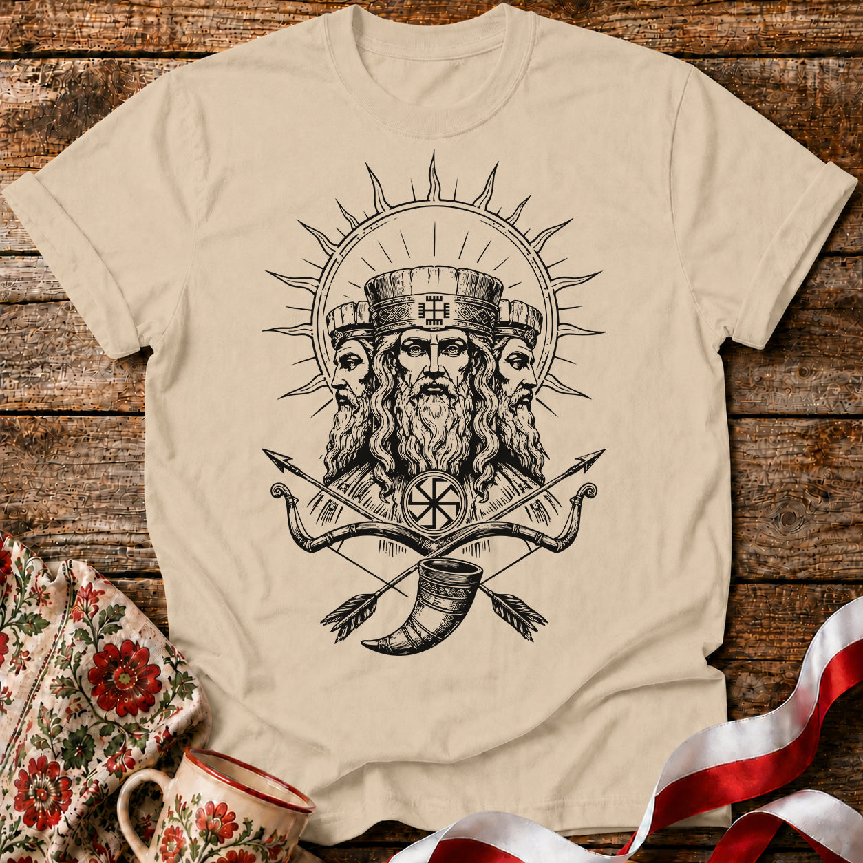 Świętowit Slavic God Unisex T-Shirt