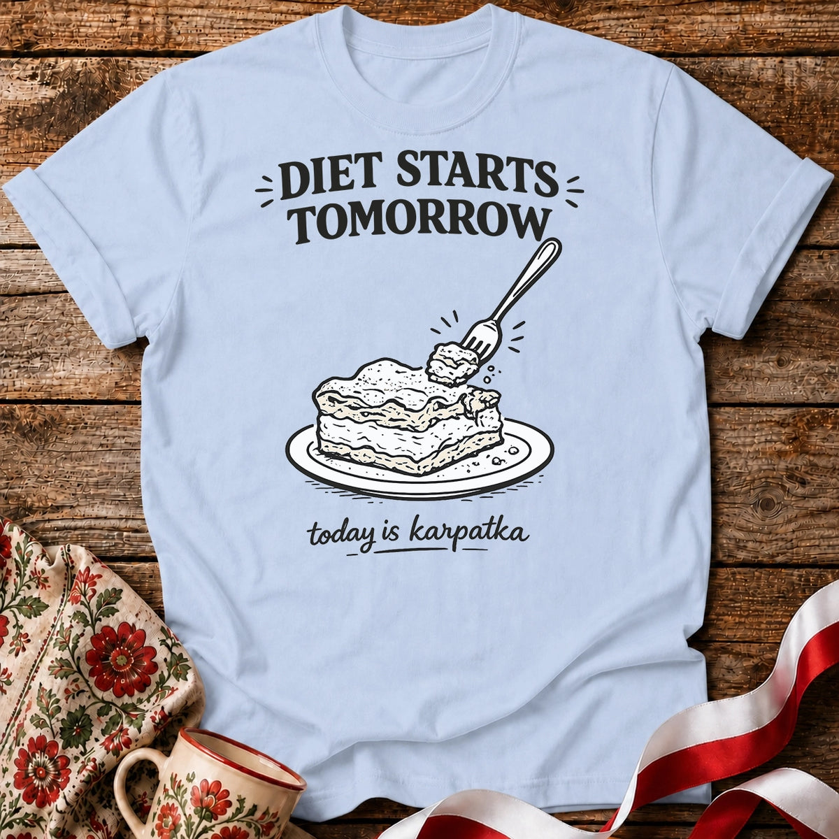 The Diet Starts Tomorrow Unisex T-Shirt