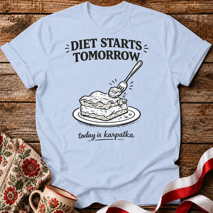 The Diet Starts Tomorrow Unisex T-Shirt