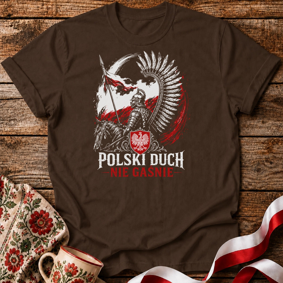 Polski Duch Nie Gaśnie Unisex T-Shirt