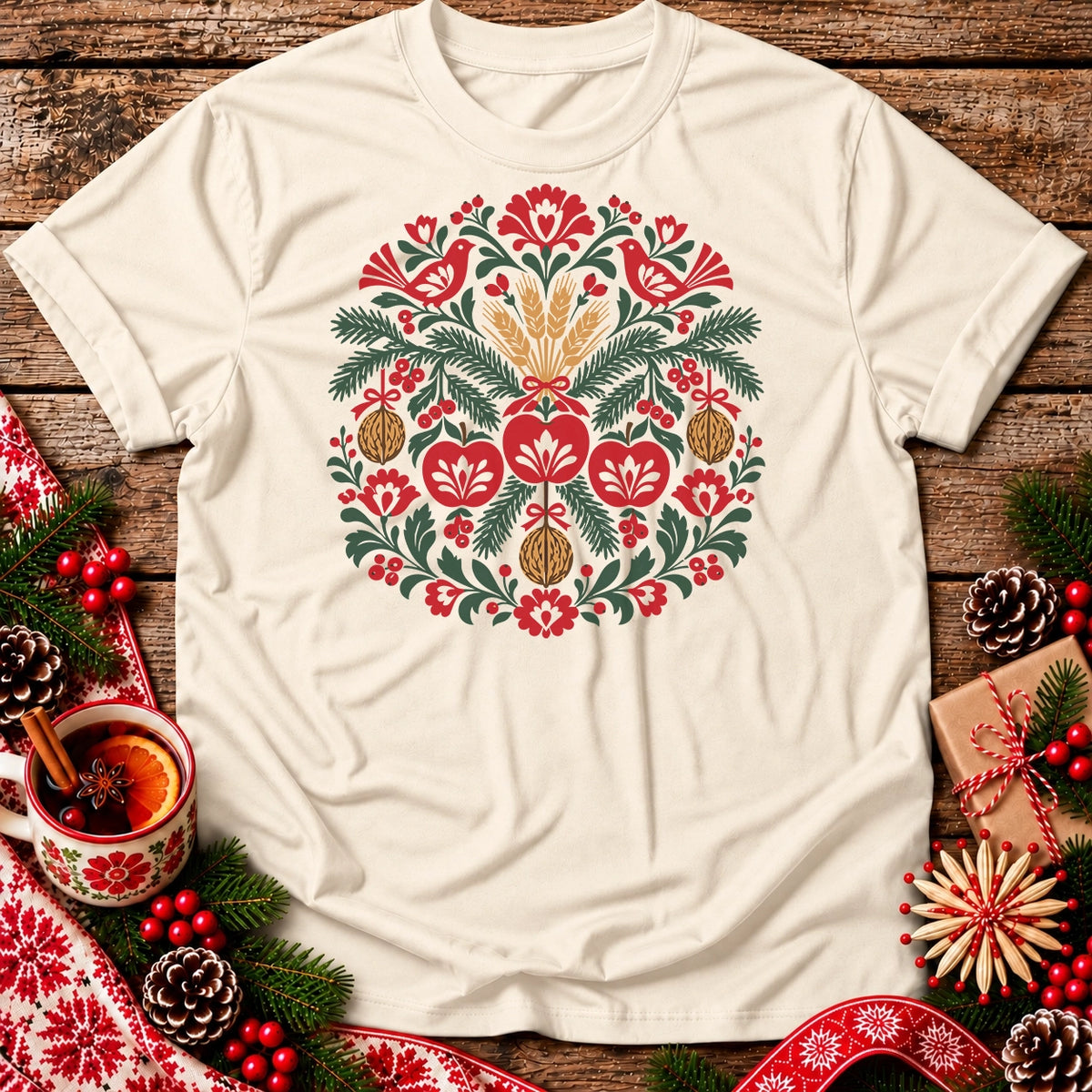 Polish Folk Christmas Ornaments Unisex T-Shirt