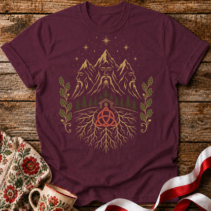 Triglav Triquetra Slavic Mythology Unisex T-Shirt