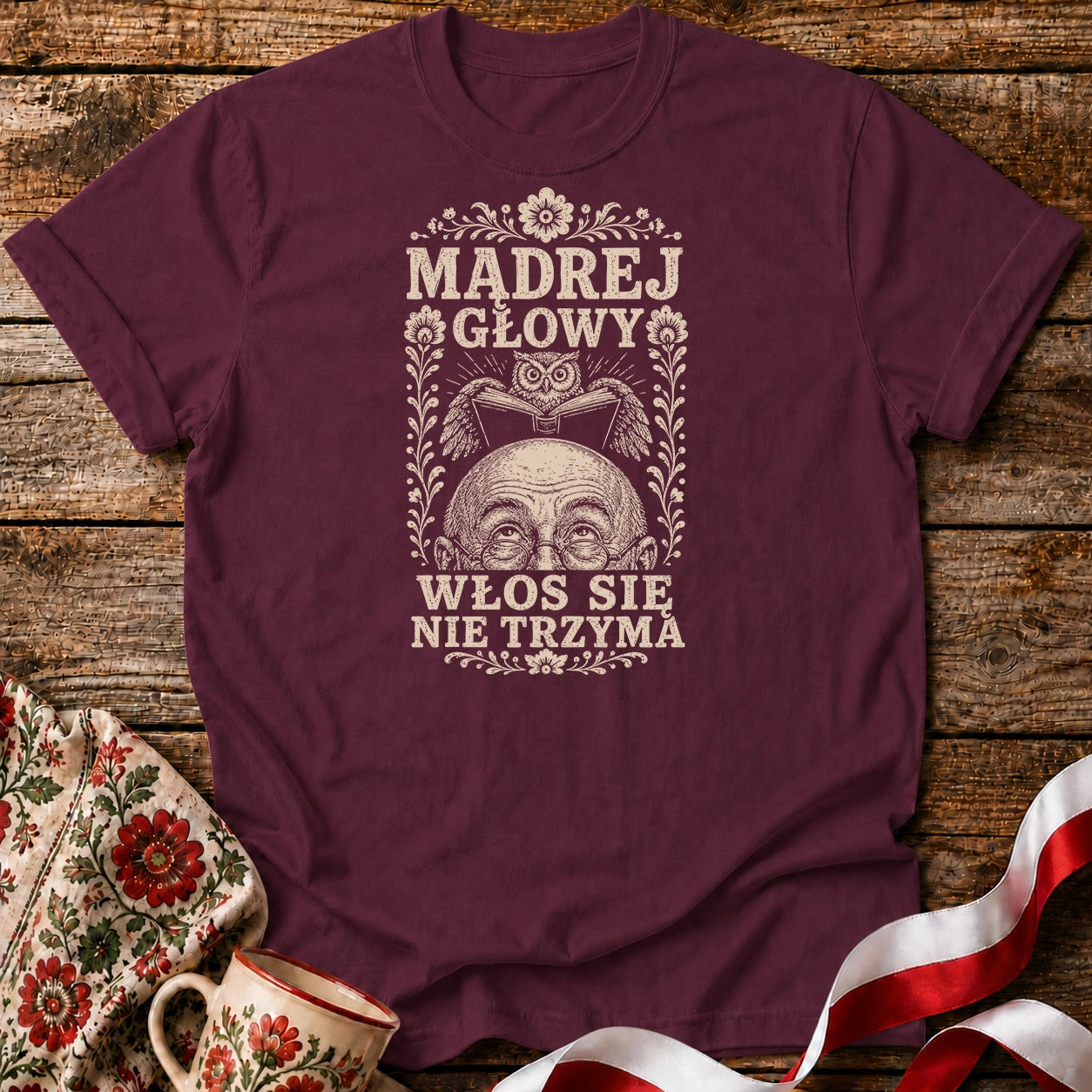 Mądra Głowa Unisex T-Shirt