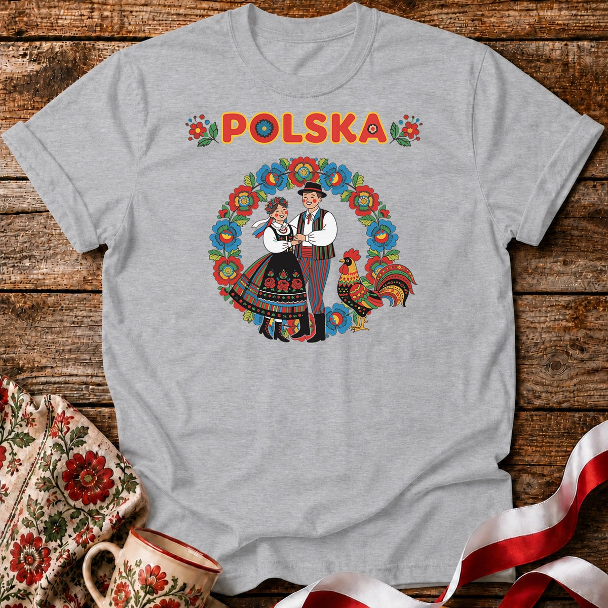Polish Folk Joy Unisex T-Shirt