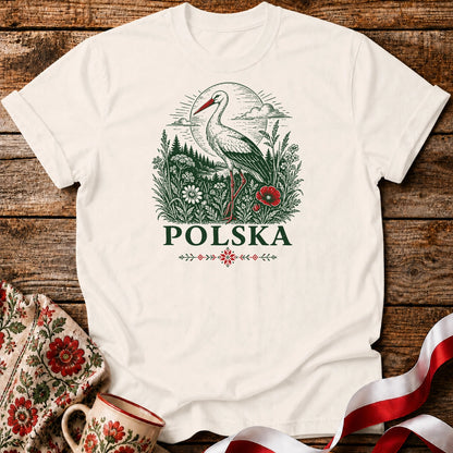 Polska Bocian Unisex T-Shirt