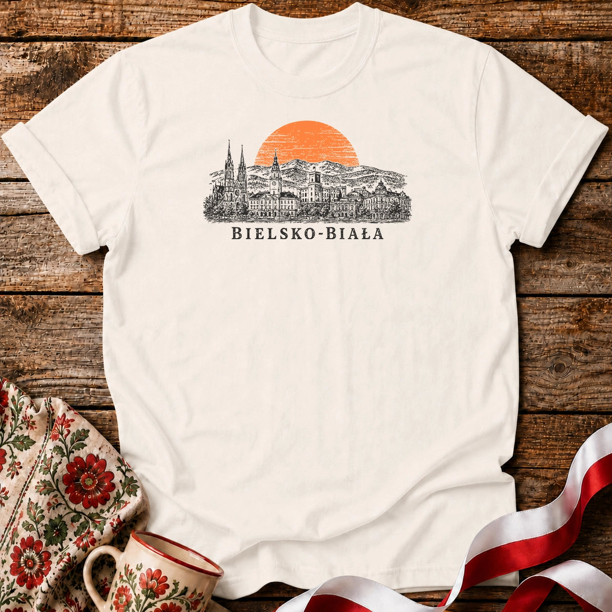 Bielsko-Biała Sunset Unisex T-Shirt