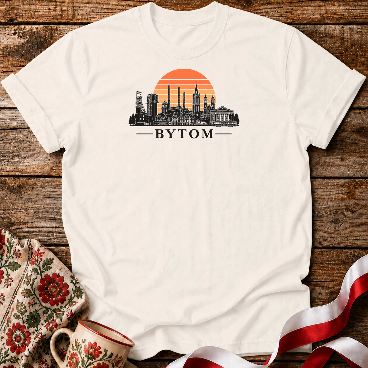 Bytom Sunset Skyline Unisex T-Shirt
