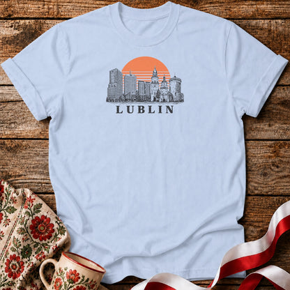 Lublin Sunset Skyline Unisex T-Shirt