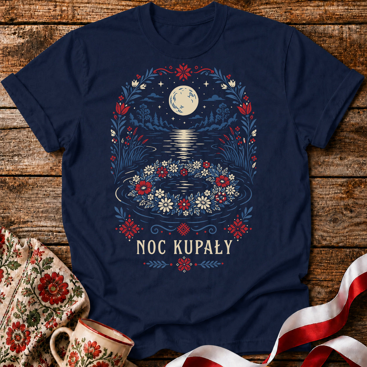 Noc Kupały Slavic Folklore T-Shirt