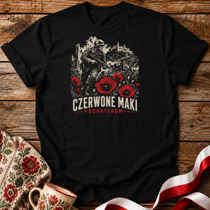 Czerwone Maki Bohaterom Unisex T-Shirt