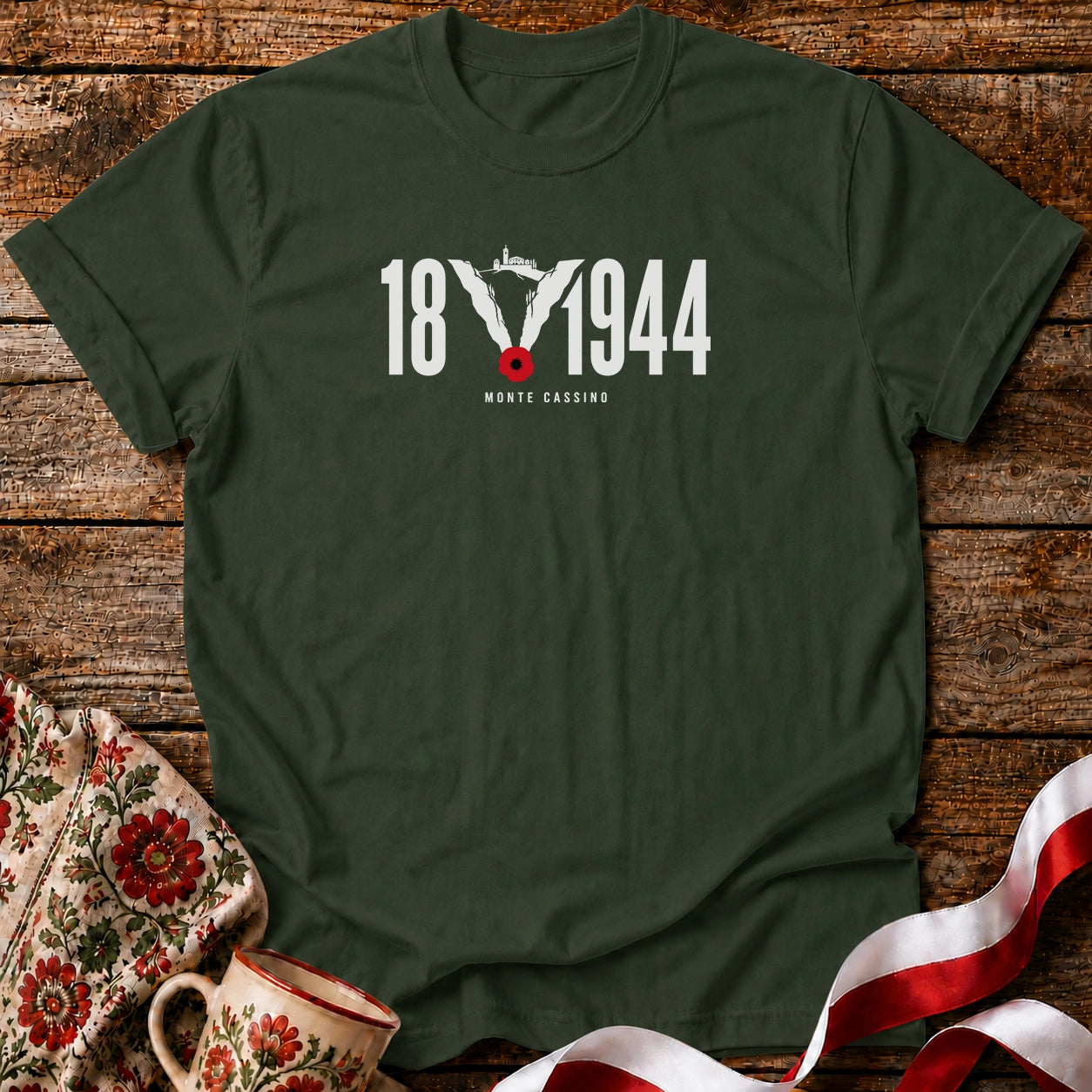 18 V 1944 Monte Cassino Unisex T-Shirt