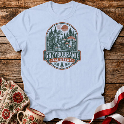 Grzybobranie Las Wzywa Unisex T-Shirt