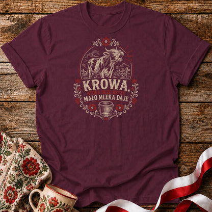 Krowa Która Dużo Ryczy Unisex T-Shirt