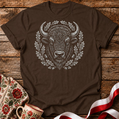 Żubr Polski Silent Strength Unisex T-Shirt