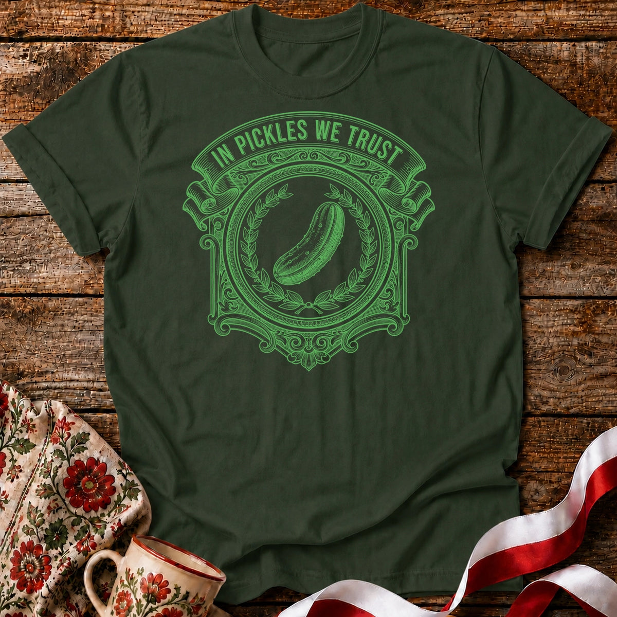 In Pickles We Trust Slavic Humor Unisex T-Shirt