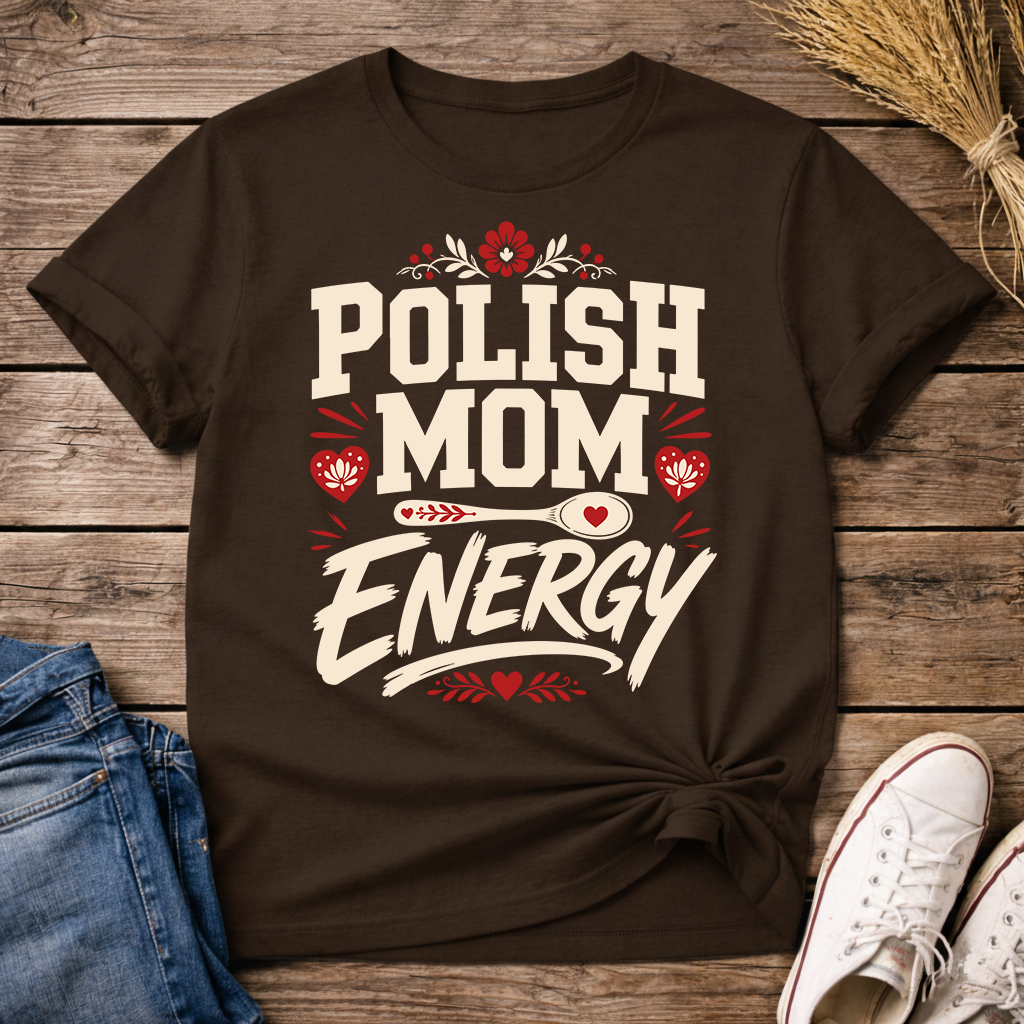 Polish Mom Energy Unisex T-Shirt