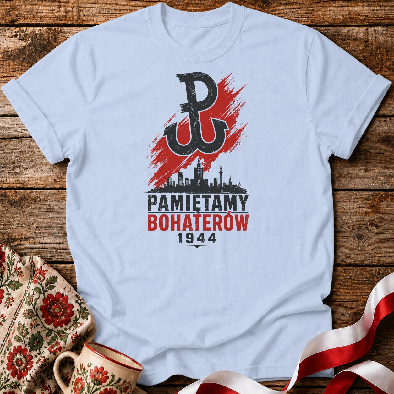 Pamiętamy Bohaterów 1944 Unisex T-Shirt