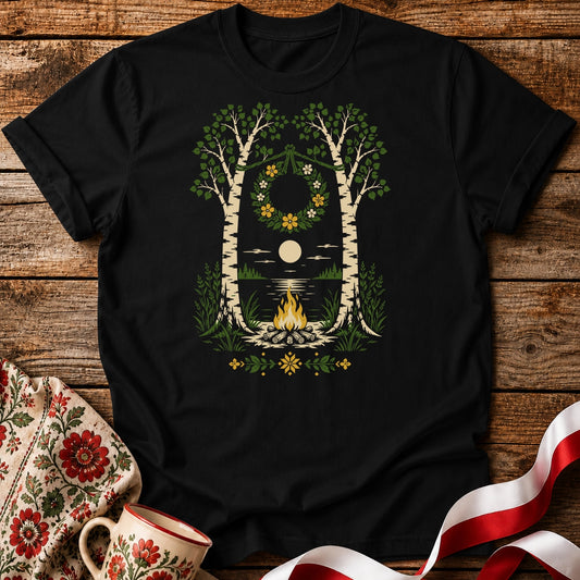 Noc Kupały Bonfire Unisex T-Shirt