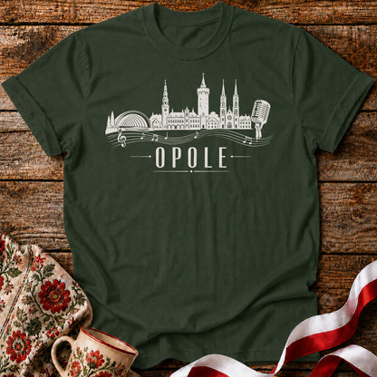 Opole Music Skyline Polish City Unisex T-Shirt
