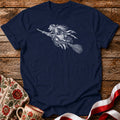 Baba Jaga Flying Broom Unisex T-Shirt