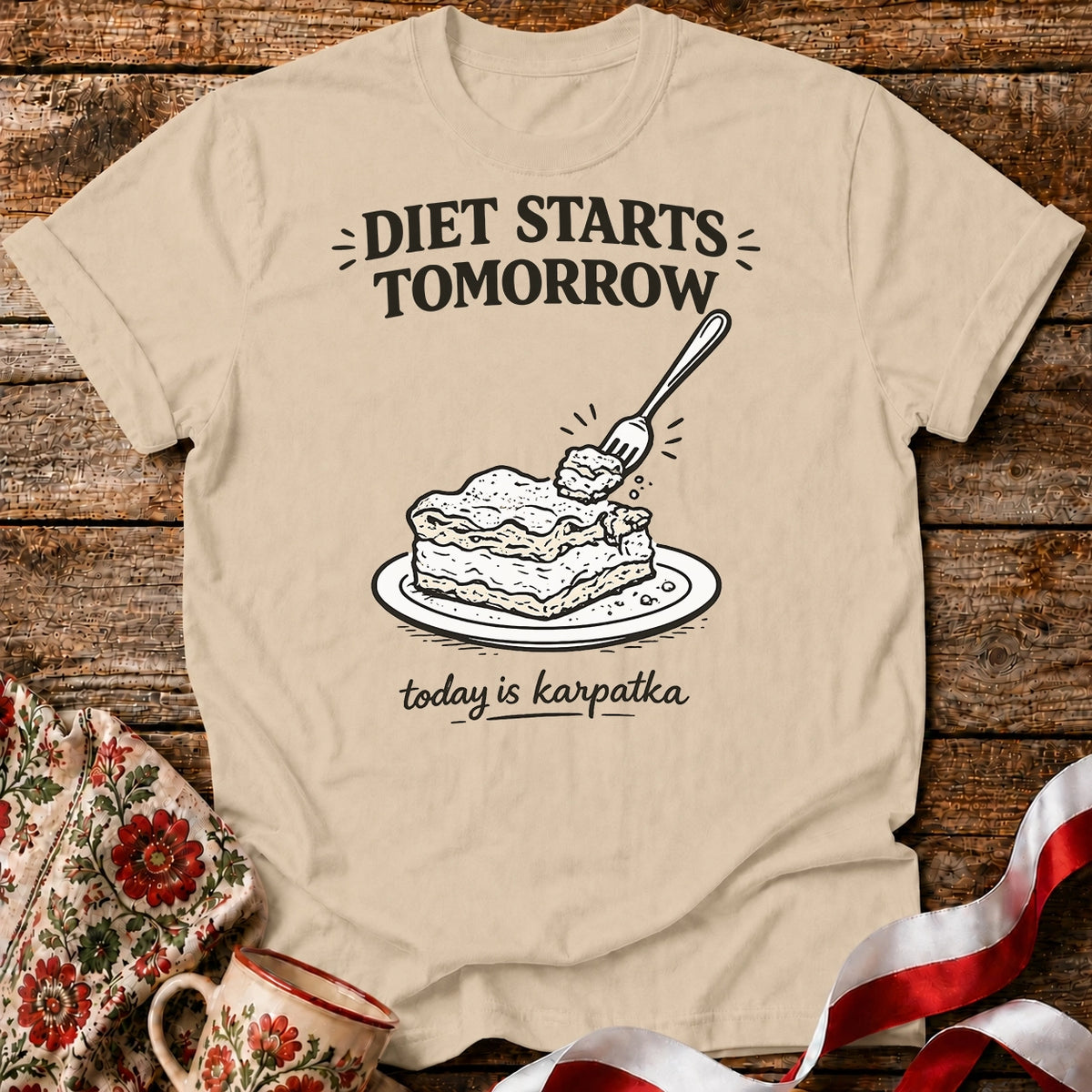The Diet Starts Tomorrow Unisex T-Shirt
