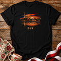 Ełk Sunset Skyline Unisex T-Shirt