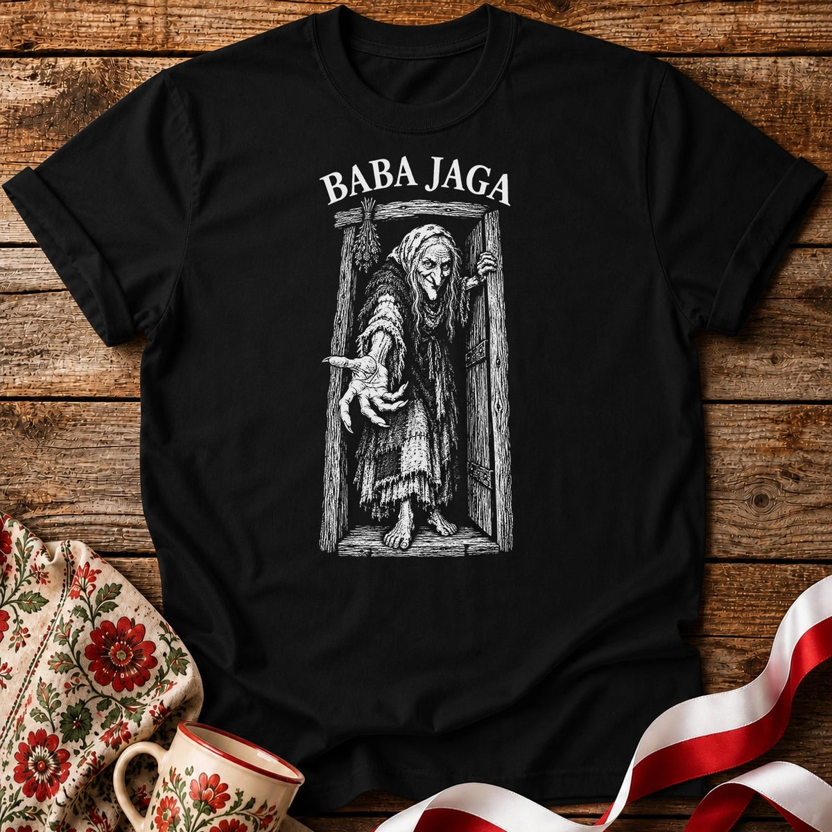 Baba Jaga Doorway Unisex T-Shirt