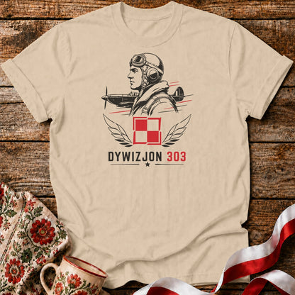 Dywizjon 303 Pilot Unisex T-Shirt