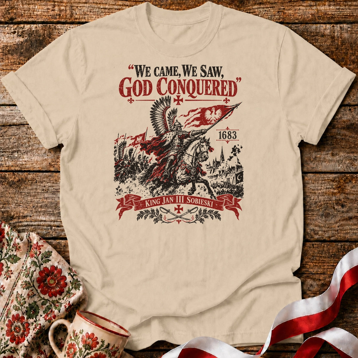 God Conquered 1683 Unisex T-Shirt