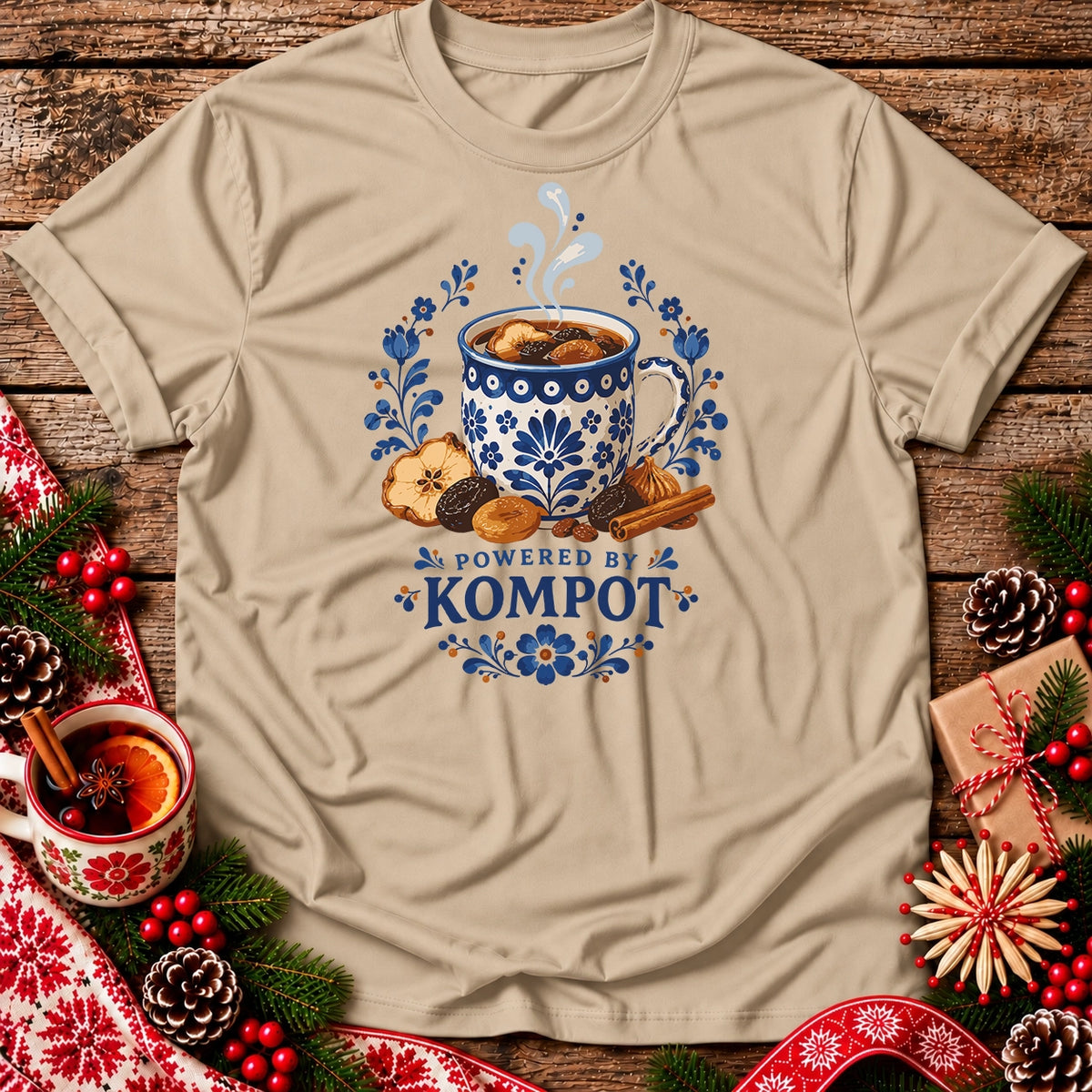 Powered by Kompot z Suszu Unisex T-Shirt