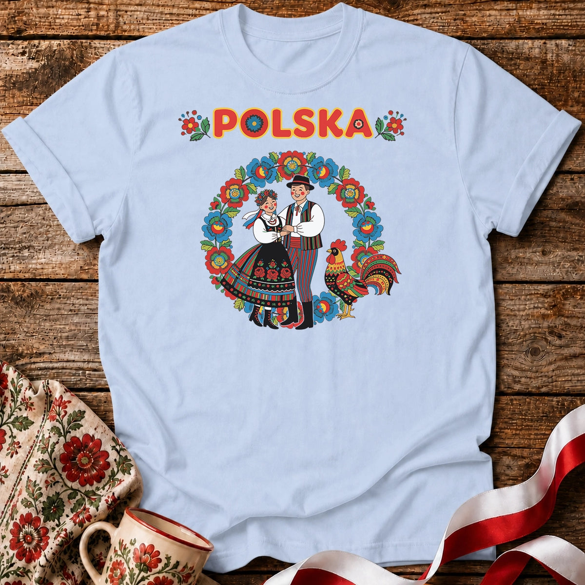 Polish Folk Joy Unisex T-Shirt