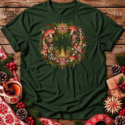 Slavic Christmas Wreath Unisex T-Shirt