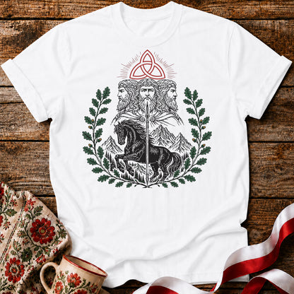 Triglav Triquetra Slavic Mythology Unisex T-Shirt