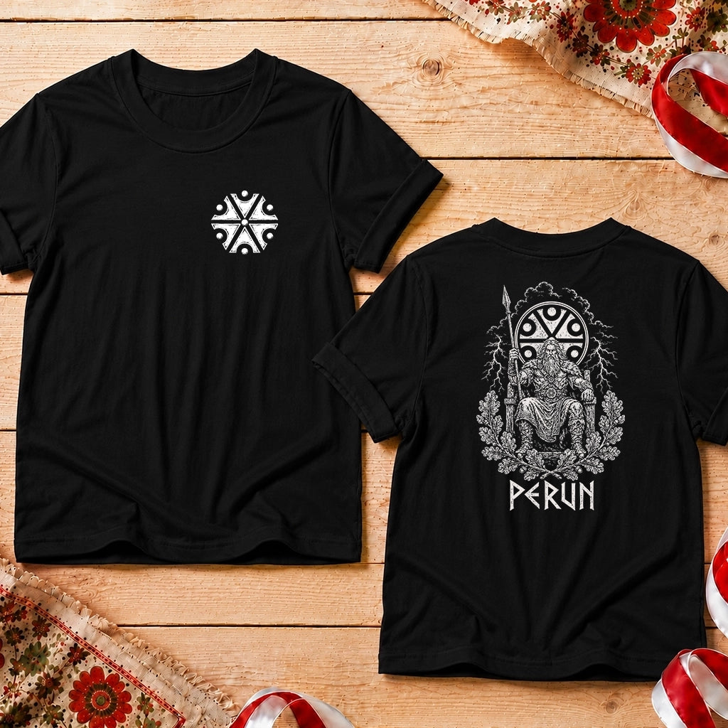 Perun Throne Front Back Unisex T-Shirt