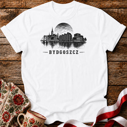 Bydgoszcz Grunge Skyline Polish City Unisex T-Shirt