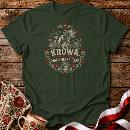 Krowa Która Dużo Ryczy Unisex T-Shirt