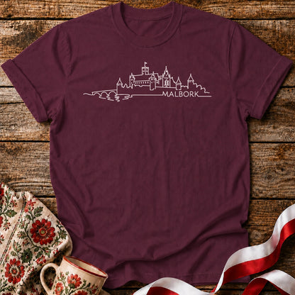 Malbork Castle Skyline Polish City Unisex T-Shirt