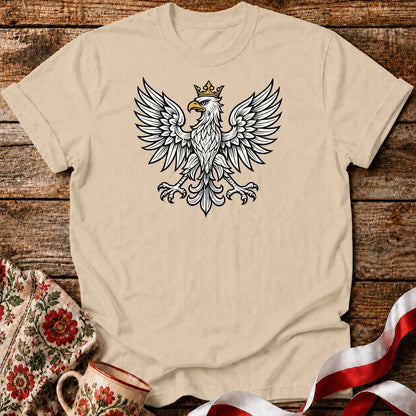 Crowned Eagle Minimal Unisex T-Shirt