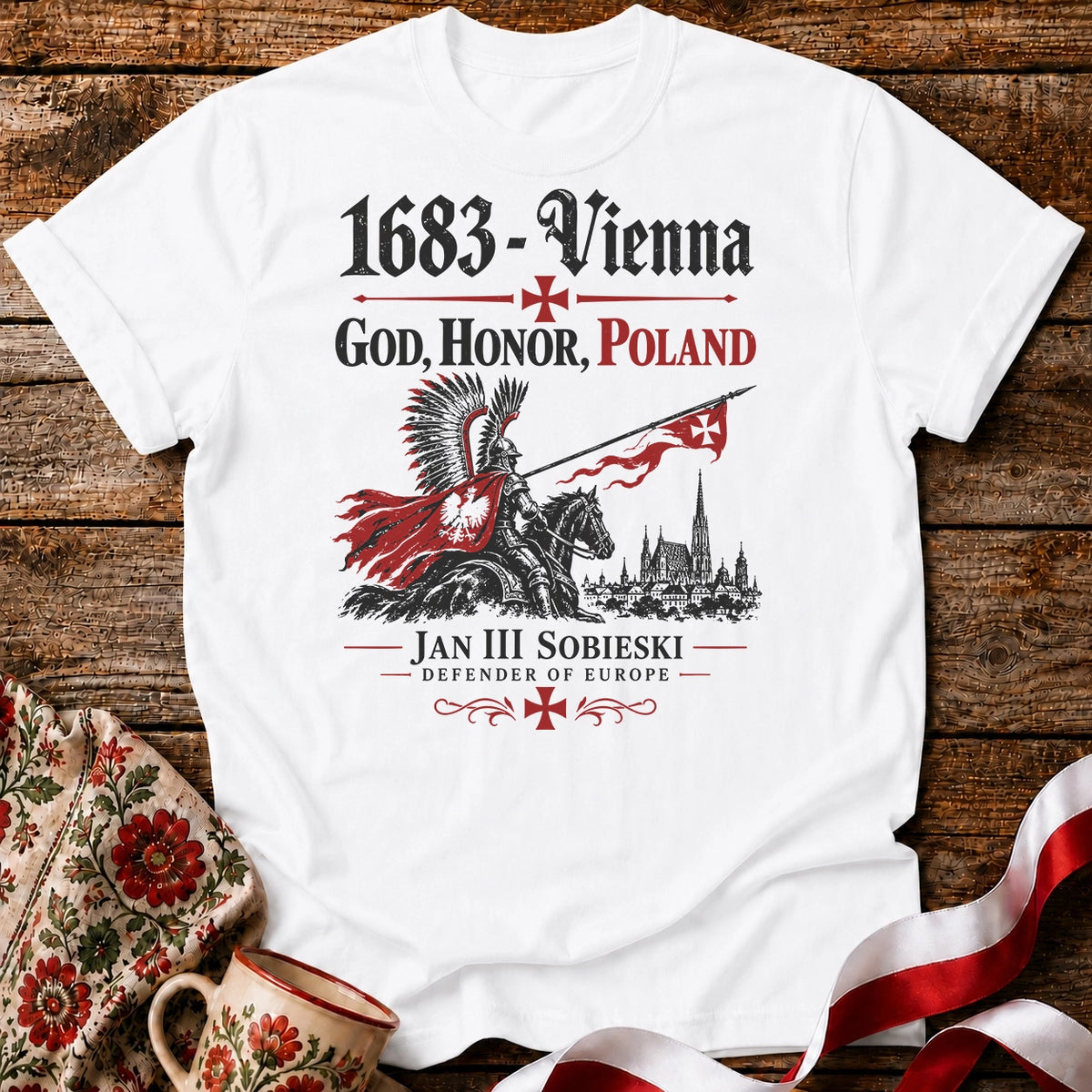 1683 God Honor Poland Unisex T-shirt