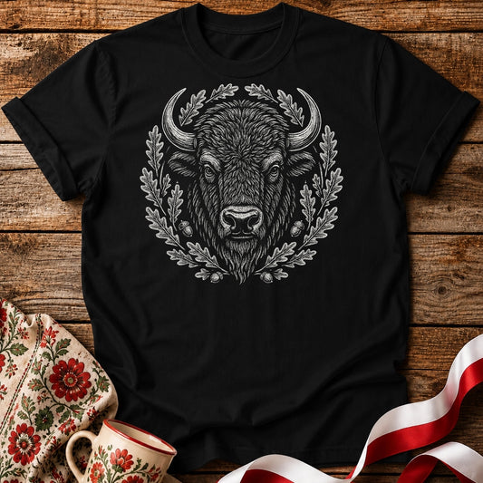 Żubr Polski Silent Strength Unisex T-Shirt