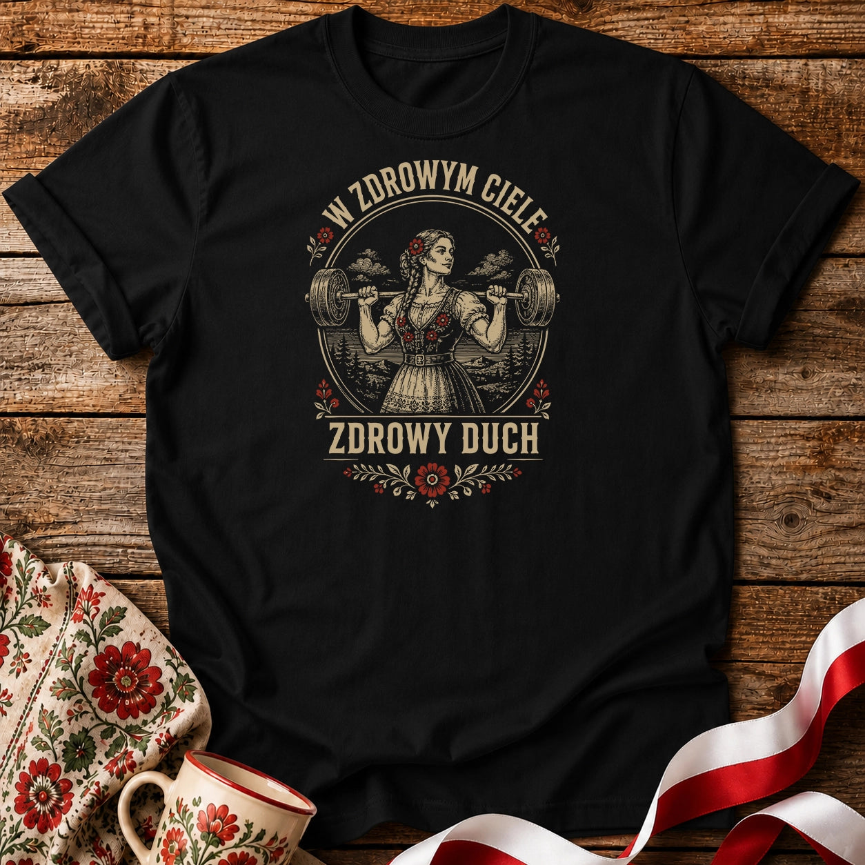 W Zdrowym Ciele Zdrowy Duch Unisex T-Shirt