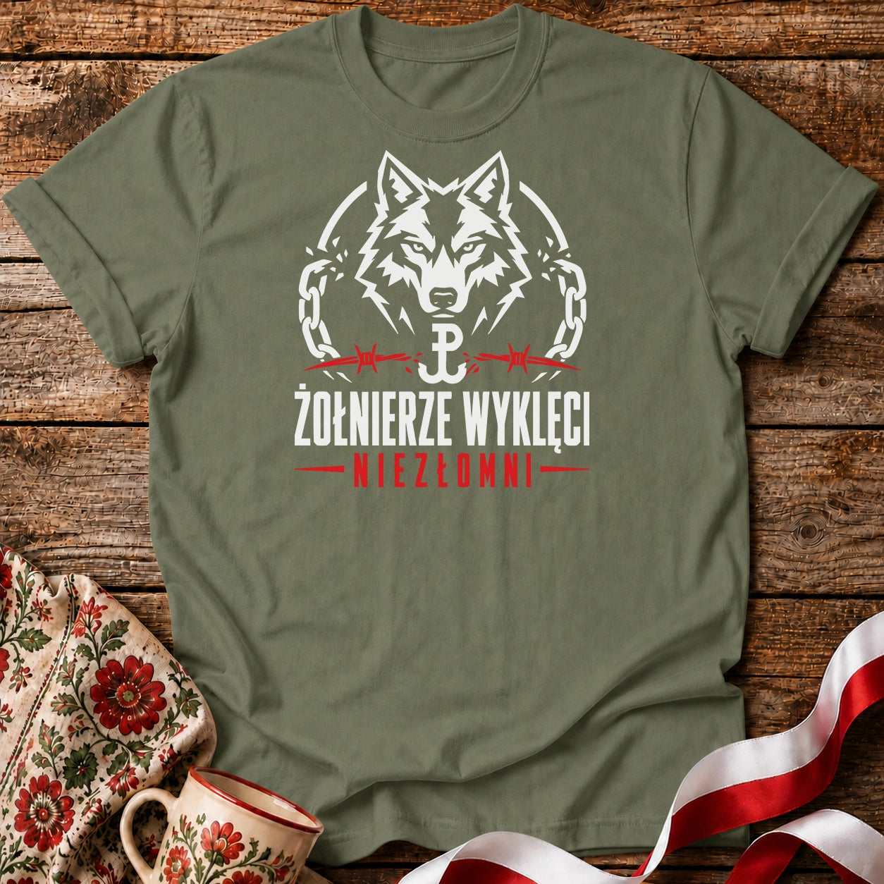 Żołnierze Wyklęci Niezłomni Unisex T-Shirt