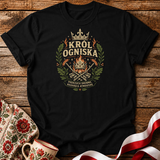 Król Ogniska Unisex T-Shirt