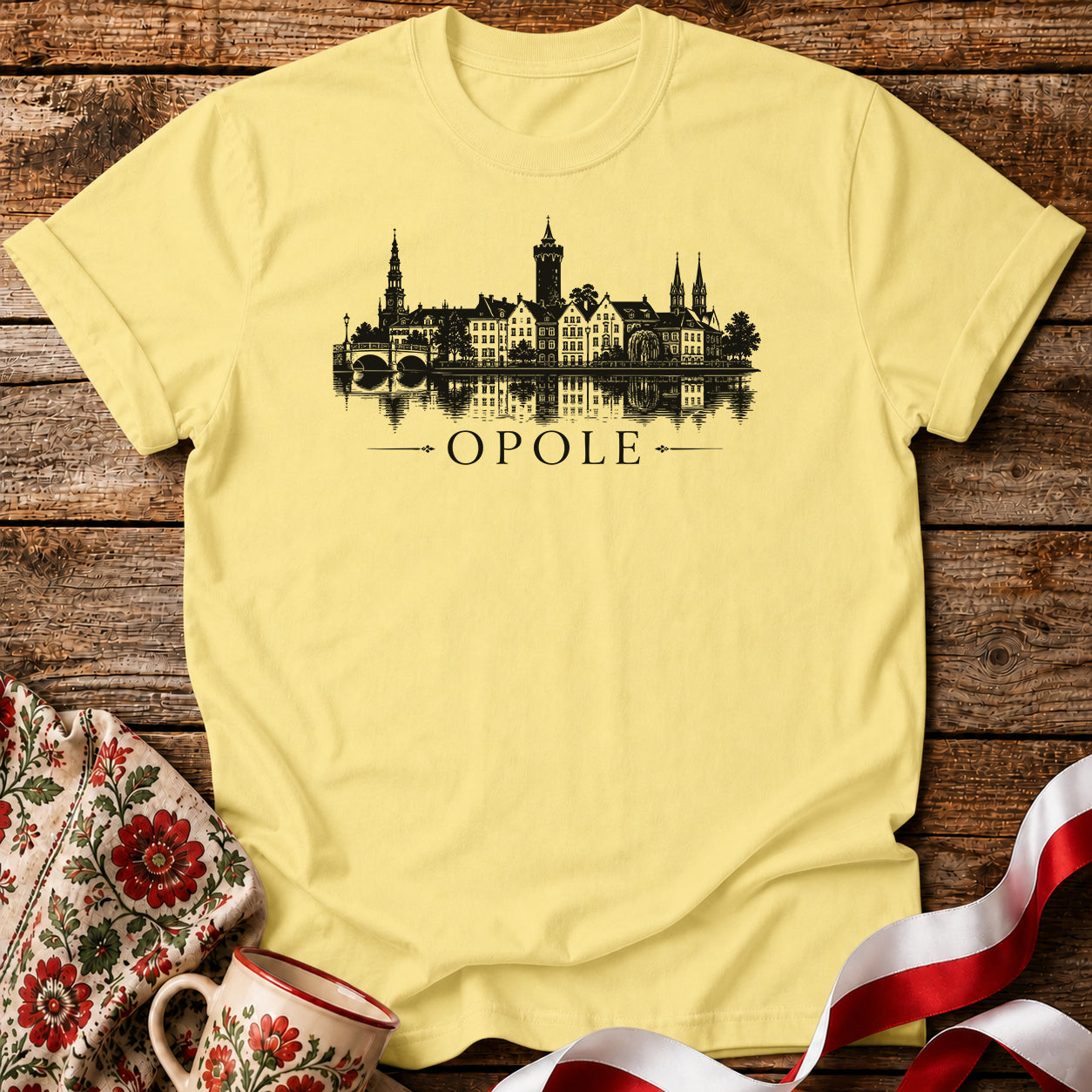 Opole Elegant Skyline Polish City Unisex T-Shirt